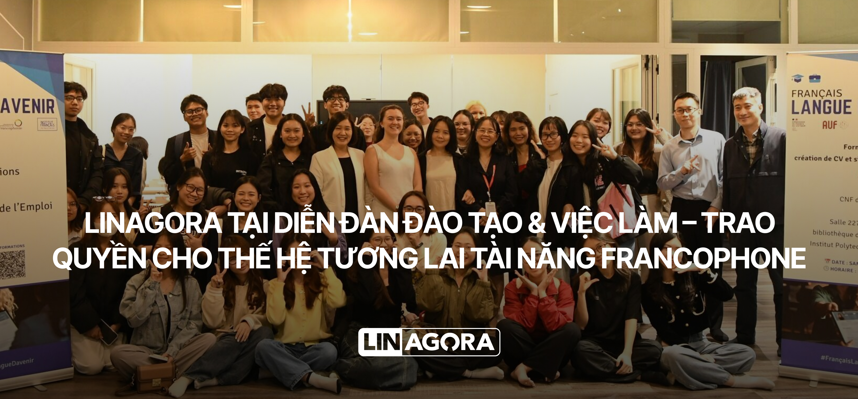 LINAGORA tại Diễn đàn Đào tạo & Việc làm – Trao quyền cho Thế hệ Tương lai Tài năng Francophone