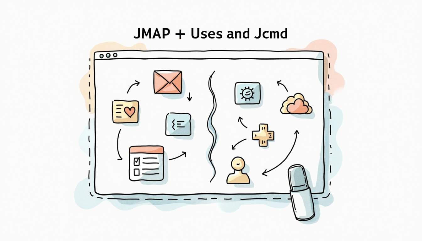 Quelle est la différence entre JMAP et Jcmd ?